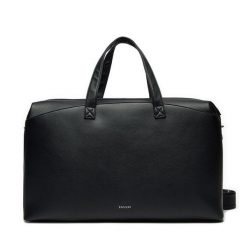 Torba Puccini. Czarne torby podróżne damskie Puccini, bez wzorów. Za 449.99 zł.