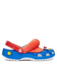 Crocs Klapki Mario Classic Clog 212134 Niebieski. Niebieskie klapki męskie Crocs, bez wzorów, z tworzywa sztucznego, bez zapięcia. Za 299.99 zł.