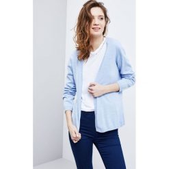 Sweter typu narzutka. Swetry nierozpinane damskie MOODO, l, bez wzorów, bez kołnierzyka, bez ramiączek. Za 19.99 zł.