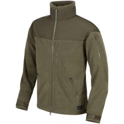 Kurtka polarowa męska Helikon-Tex Classic Army Fleece. Zielone kurtki męskie HELIKON-TEX, m, bez wzorów, z polaru, sportowe, bez kaptura. Za 235.99 zł.