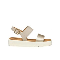 Sandały damskie Geox Camalei. Brązowe sandały damskie Converse, bez wzorów, bez obcasa, bez zapięcia. Za 413.50 zł.