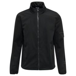 Kurtka Hummel North Softshell. Czarne kurtki męskie Hummel, na jesień, s, bez wzorów, z polaru, bez kaptura, do piłki nożnej. Za 283.80 zł.