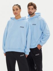2005 Bluza Unisex Basic Niebieski Regular Fit. Niebieskie bluzy męskie 2005, m, bez wzorów, z bawełny, bez ramiączek, bez kaptura. Za 359.99 zł.