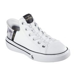Buty męskie SKECHERS Snoop One OG. Białe buty zimowe męskie Skechers, bez wzorów, bez obcasa, bez zapięcia. Za 369.99 zł.