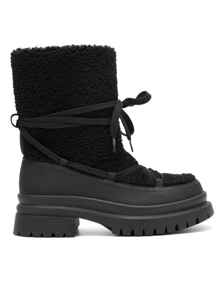 Jenny Fairy Botki WS5795-16 Czarny. Czarne botki damskie Jenny Fairy, bez wzorów, z materiału, bez obcasa, na płaskiej podeszwie, bez zapięcia. Za 199.99 zł.