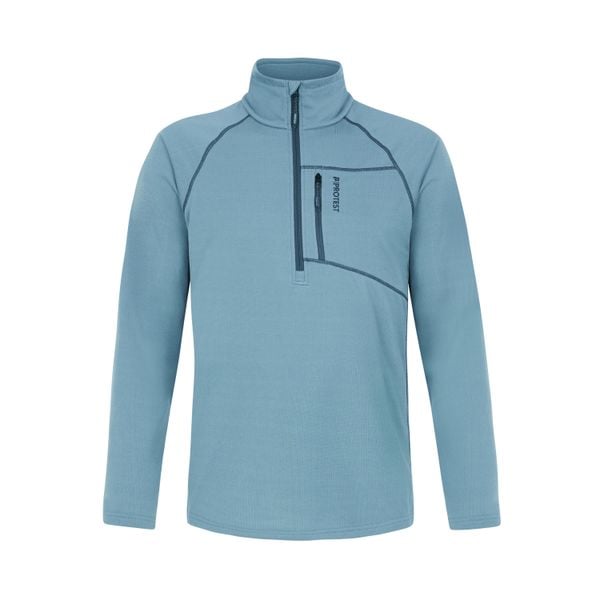 Polar 1/4 zip Protest Kody. Niebieskie bluzy sportowe męskie Protest, na zimę, bez wzorów, z polaru, bez kaptura, narciarskie. Za 241.00 zł.