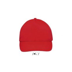 Czapka Sol's Sunny. Czerwone czapki damskie SOL'S, bez wzorów. Za 21.50 zł.