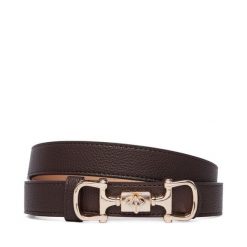 Pasek Guess. Brązowe paski damskie Guess, z aplikacjami. Za 194.99 zł.