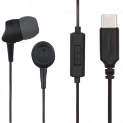 Hama Sea USB-C czarne. Czarne słuchawki dokanałowe Hama. Za 79.00 zł.
