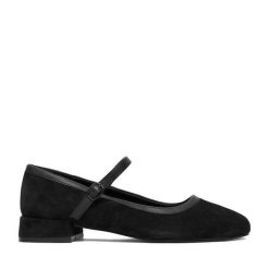Czółenka Lasocki. Czarne czółenka damskie Lasocki, bez wzorów, bez obcasa, bez zapięcia. Za 269.99 zł.