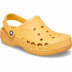Chodaki Klapki Unisex Baya 10126 Clog. Brązowe klapki damskie Crocs, bez wzorów, z materiału, bez zapięcia. Za 179.99 zł.