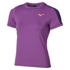 T-shirt damski Mizuno Wos. Czerwone t-shirty damskie Mizuno, xs, bez wzorów, z materiału, eleganckie, bez kołnierzyka, bez ramiączek. Za 220.45 zł.
