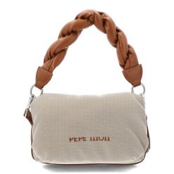 Brązowa Torebka Pepe Moll Stylowy Damski Kuferek Do Ręki. Brązowe torebki do ręki damskie Pepe Moll, bez wzorów, z tkaniny, bez dodatków. Za 319.00 zł.