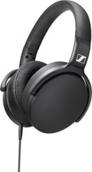 Słuchawki Sennheiser HD 400S 508598 (kolor czarny). Czarne słuchawki nauszne Sennheiser. Za 270.99 zł.