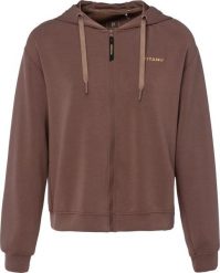 FITANU Damska bluza Fitanu FERIX W reddish brown rozmiar M. Brązowe bluzy damskie FITANU, m, bez wzorów, bez ramiączek, bez kaptura. Za 283.25 zł.