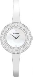 Zegarek Sekonda Zegarek damski Sekonda 40586 CYRKONIE srebrny. Szare zegarki damskie Sekonda, srebrne. Za 520.00 zł.