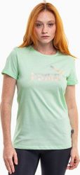 Puma Koszulka damska Puma ESS Summer Daze Tee miętowa 679921 88 S. Zielone bluzki damskie Puma, s, bez wzorów, bez kołnierzyka, bez ramiączek. Za 91.94 zł.