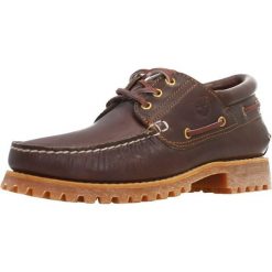 Tenisówki Timberland Model Authentics 3 Eye Class Kolor Brązowy. Brązowe trampki męskie Timberland, bez wzorów, ze skóry, bez zapięcia. Za 769.50 zł.
