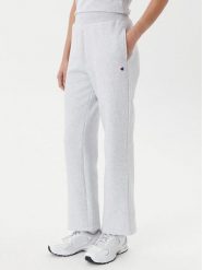 Champion Spodnie dresowe 117983 Szary Slim Fit. Szare spodnie dresowe damskie Champion, bez wzorów, z bawełny. Za 179.99 zł.