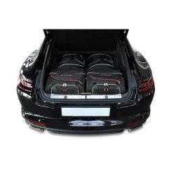 Torby Do Bagażnika Porsche Panamera Phev 2016-2024 4Szt Kjust. Czarne torby podróżne damskie KJUST, bez wzorów. Za 1,240.00 zł.