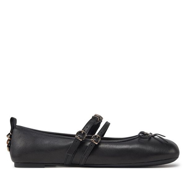 Baleriny PINKO. Czarne balerinki damskie Pinko, bez wzorów, bez obcasa, bez zapięcia. Za 569.99 zł.