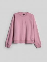 4F Bluza dresowa loose bez kaptura damska - różowa S. Czerwone bluzy damskie 4F, l, bez wzorów, z bawełny, bez ramiączek, bez kaptura. Za 129.99 zł.