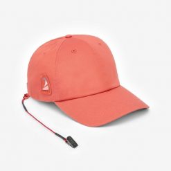 Czapka z daszkiem żeglarska Decathlon 100. Brązowe czapki damskie Decathlon, bez wzorów, z bawełny. Za 39.99 zł.
