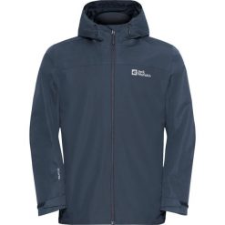 Kurtka 3w1 męska Jack Wolfskin Taubenberg 3In1. Niebieskie kurtki męskie Jack Wolfskin, m, bez wzorów, z materiału, bez kaptura. Za 1,096.00 zł.