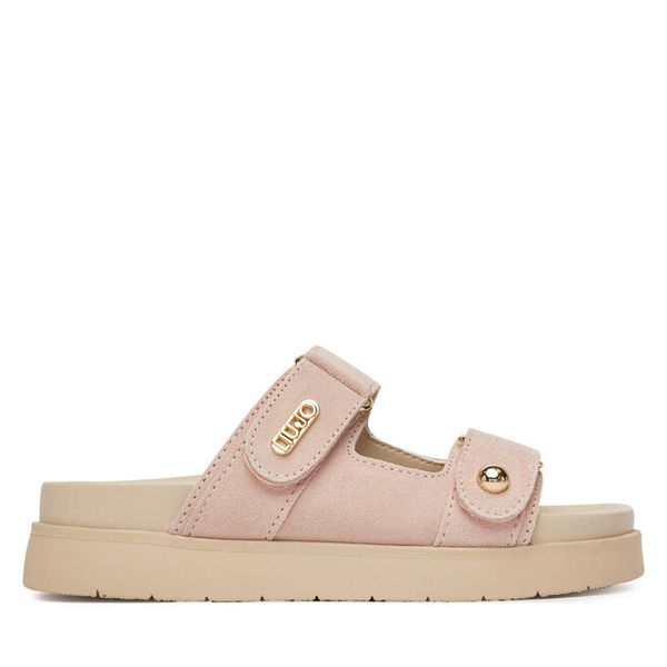 Klapki Liu Jo. Czerwone klapki damskie Liu Jo, bez wzorów, bez obcasa, bez zapięcia. Za 649.99 zł.