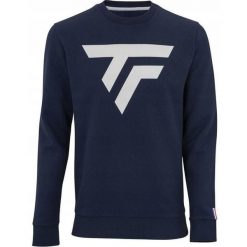 Bluza męska Tecnifibre Fleece Sweater. Niebieskie bluzy męskie TECNIFIBRE, m, bez wzorów, sportowe, bez ramiączek, bez kaptura. W wyprzedaży za 139.00 zł.