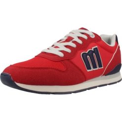 Buty MTNG 84467M Czerwony. Czerwone buty zimowe męskie mtng, bez wzorów, z tkaniny, bez obcasa, bez zapięcia. Za 171.99 zł.