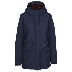 Trespass Anza - Damska kurtka softshellowa Navy Marl. Niebieskie kurtki sportowe damskie Trespass, bez wzorów, z softshellu, bez ramiączek, bez kaptura, trekkingowe. Za 300.20 zł.