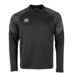 Bluza dresowa 1/4 zip Stanno Bolt. Czarne bluzy damskie STANNO, xl, bez wzorów, z dresówki, eleganckie, bez ramiączek, bez kaptura. Za 254.00 zł.