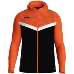Damska bluza dresowa z kapturem zapinana na zamek błyskawiczny Jako Iconic. Brązowe bluzy damskie Jako, bez wzorów, z dresówki, sportowe, bez ramiączek, z kapturem. Za 386.50 zł.