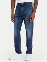 Tommy Jeans Jeansy Austin DM0DM23913 Granatowy Slim Fit. Niebieskie jeansy męskie Tommy Jeans, z bawełny. Za 409.99 zł.