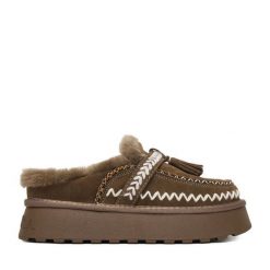 Śniegowce Badura. Brązowe śniegowce damskie Badura, bez zapięcia. Za 179.99 zł.