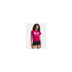 Koszulka Damska T-Shirt Damski Sportowy Under Armour Rival Logo Ss Xl. Czerwone koszulki sportowe damskie Under Armour, xl, bez wzorów, bez ramiączek, do biegania. W wyprzedaży za 63.39 zł.