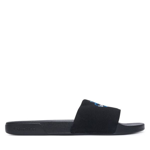 Klapki Calvin Klein. Czarne klapki męskie Calvin Klein, bez wzorów, bez zapięcia. Za 169.99 zł.
