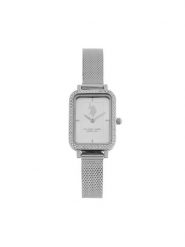 U.S. Polo Assn. Zegarek Odette USP8385ST Srebrny. Szare, analogowe zegarki damskie U.S. Polo Assn., srebrne. Za 339.99 zł.