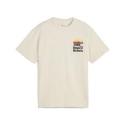 Młodzieżowa koszulka Mid 90s z grafiką PUMA Alpine Snow White. Biała bluzki damskie Puma, m, bez wzorów, z gumy, młodzieżowe, bez kołnierzyka, bez ramiączek. Za 94.85 zł.