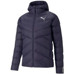 Męska Kurtka Puchowa PackLITE PWRWarm Jacket. Niebieskie kurtki męskie Puma, l, bez wzorów, z puchu, sportowe, bez kaptura. Za 504.99 zł.