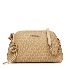Torebka MICHAEL Michael Kors. Brązowe listonoszki damskie MICHAEL Michael Kors, bez wzorów, bez dodatków. Za 1,019.00 zł.