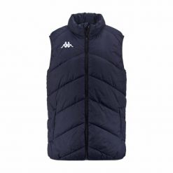 Kurtka puchowa Kappa Viatto. Niebieskie kurtki męskie Kappa, na zimę, m, bez wzorów, z materiału, eleganckie, bez kaptura. Za 264.65 zł.