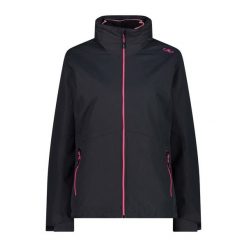 Kurtka damska turystyczna CMP 32Z1436D. Czarne kurtki sportowe damskie CMP, l, bez wzorów, bez ramiączek, bez kaptura, trekkingowe. W wyprzedaży za 454.99 zł.