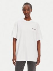 ROTATE T-Shirt 112445400 Biały Oversize. Białe t-shirty damskie ROTATE, xs, bez wzorów, z bawełny, bez kołnierzyka, bez ramiączek. Za 179.99 zł.