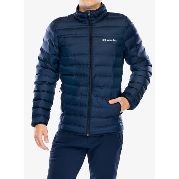 Kurtka puchowa męska Columbia Lake 22 II Down Jacket. Niebieskie kurtki męskie Columbia, m, bez wzorów, z puchu, sportowe, bez kaptura. Za 548.75 zł.