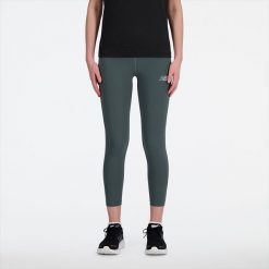Legginsy damskie do biegania New Balance Sleek WP41235GT – szare. Szare legginsy damskie New Balance, m, bez wzorów, z materiału, z podwyższonym stanem, do biegania. Za 269.99 zł.