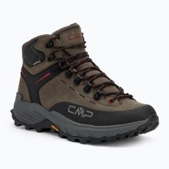 Buty trekkingowe męskie CMP Tytanus Mid WP terra / Rust. Brązowe trekkingi męskie CMP, z materiału, bez zapięcia. Za 799.99 zł.