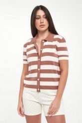 Kardigan damski w paski Kasha JOOP!. Kardigany damskie JOOP!, s, bez wzorów, bez kołnierzyka. Za 809.00 zł.