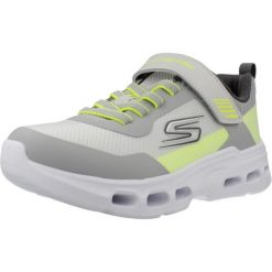 Buty SKECHERS GLIDE STEP DRIFT Szary. Szare buty zimowe męskie Skechers, z syntetyku, bez zapięcia. Za 242.99 zł.